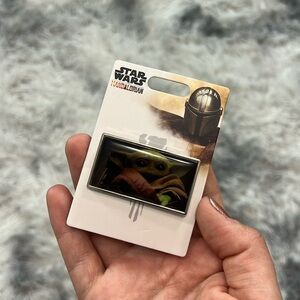 Grogu Disney trading pin from the parks